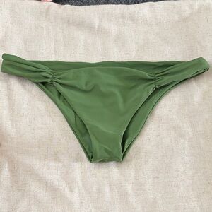 Monday Swimwear Olive Green Bikini Bottom -L